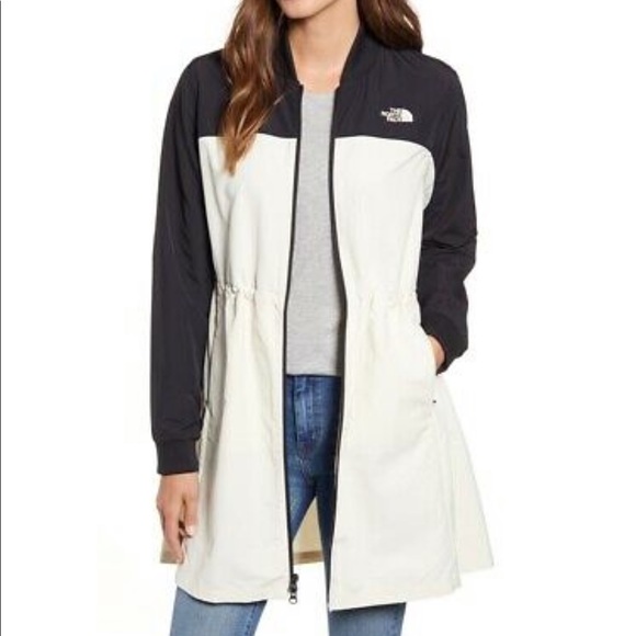 longline north face coat